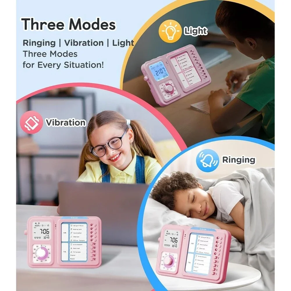Nixroork 3-in-1 Visual Timer & ADHD Tool